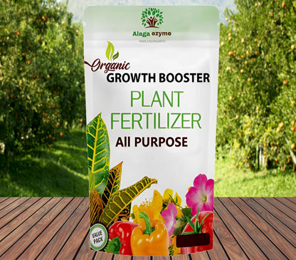 Alagaezyme Organic Growth Booster 98% Fertilizer Manure for Home Garden plants (400)