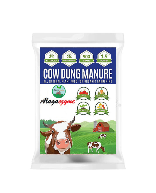 Cow Dung Manure Fertilizer for Plants & Home Gardening (5 kg) – Organic & Natural Fertilizer