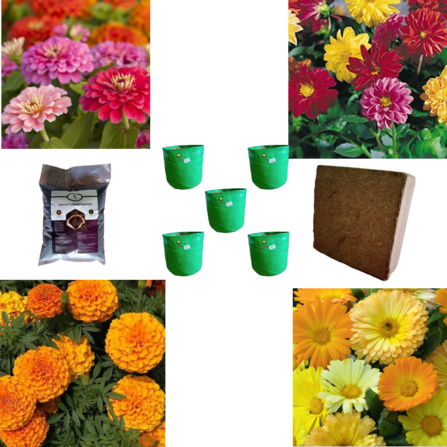 Flower Gardening Kit - Everything You Need for a Blooming Garden